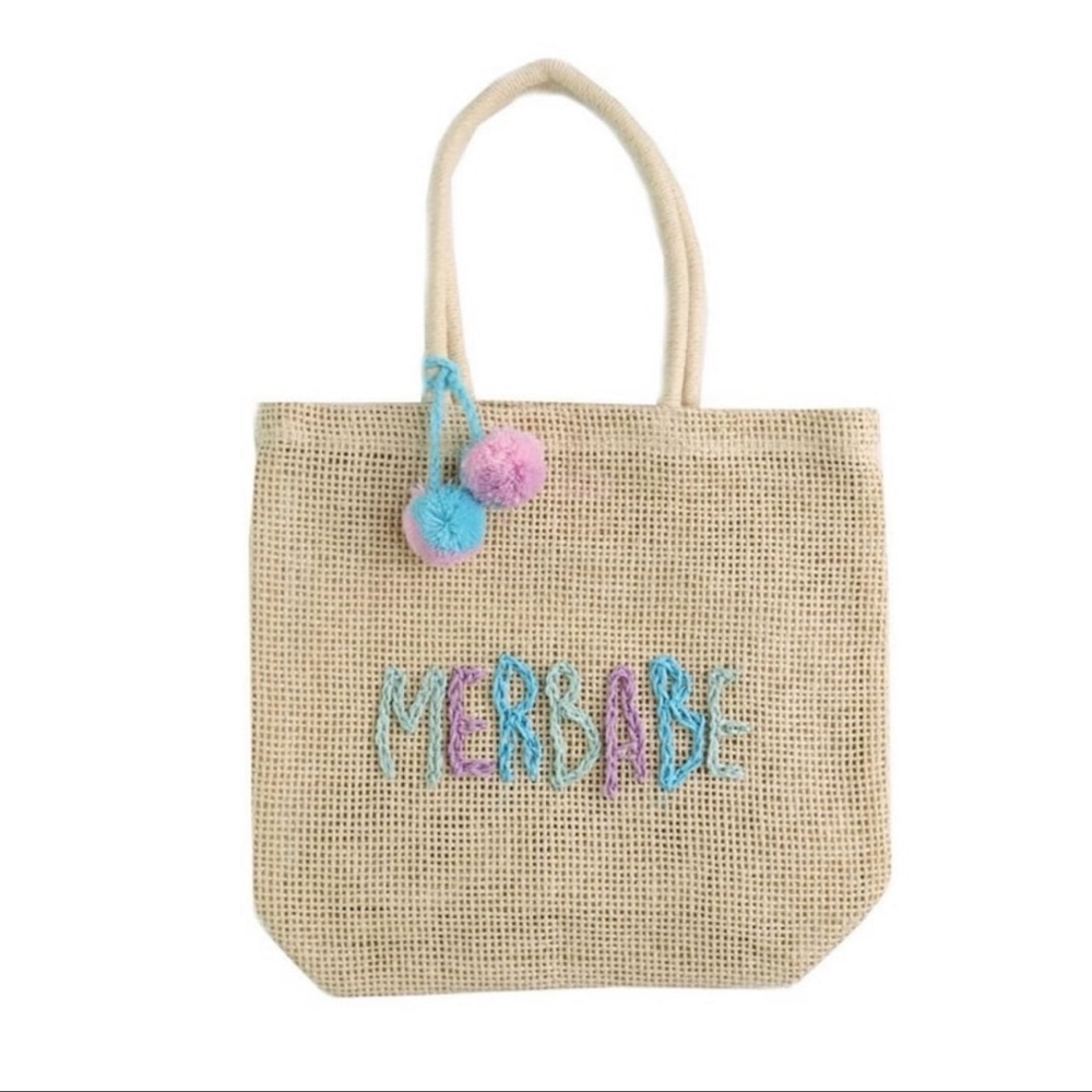 Mermaid Strawlike bag/tote - Picture 2 of 12